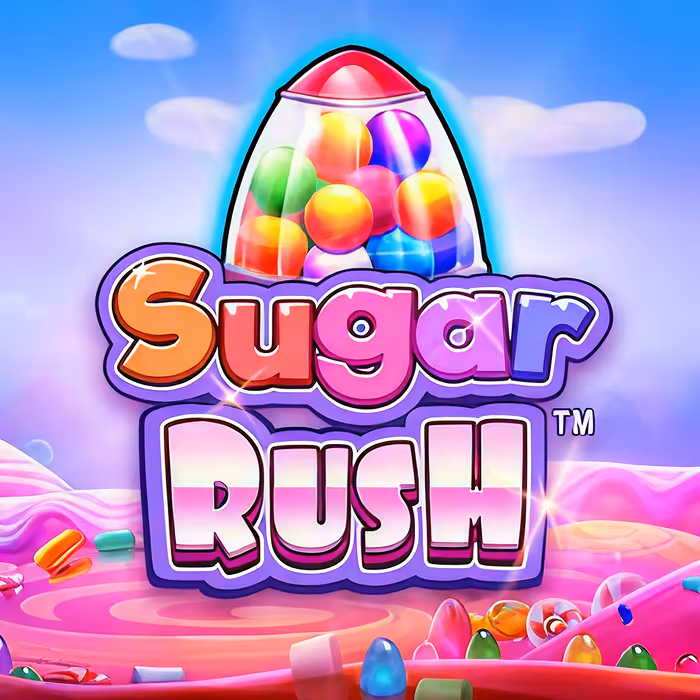 Sugar Rush slot - colorful sweet-themed game with cluster pays and multiplier spots